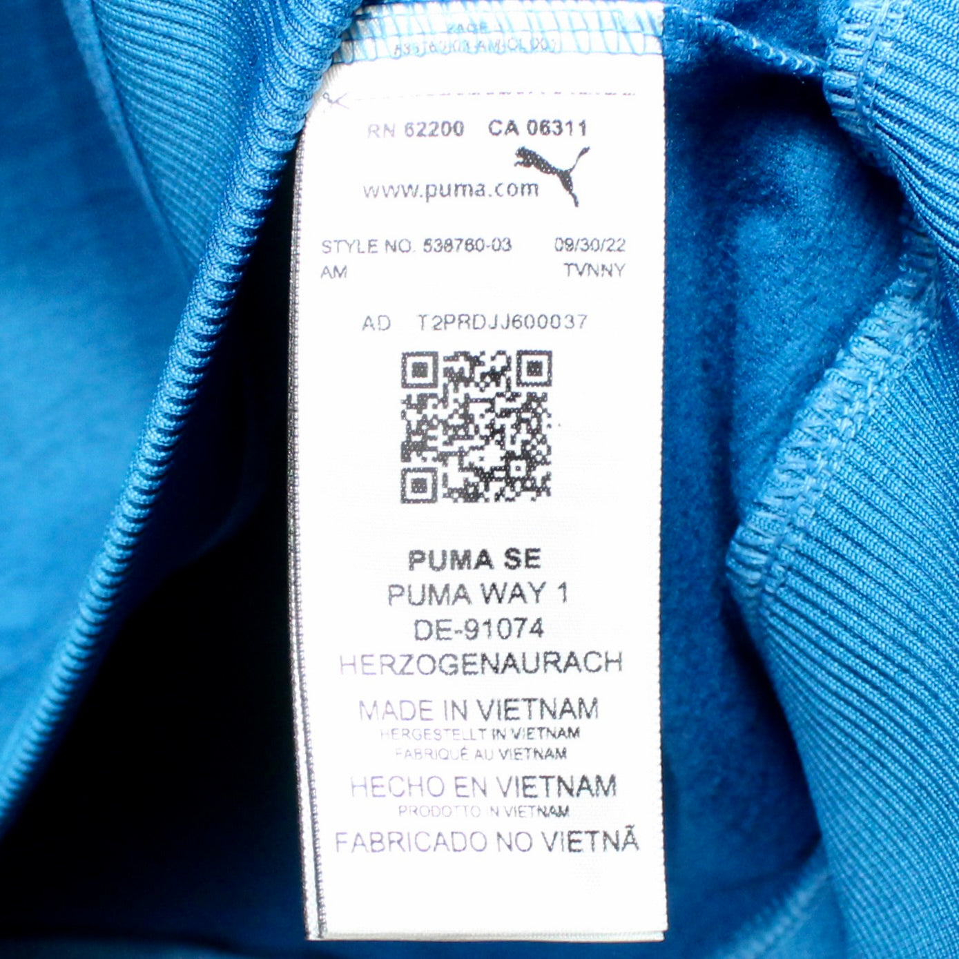 Puma Arnold Palmer Cloudspun V-neck Sweatshirt Size M