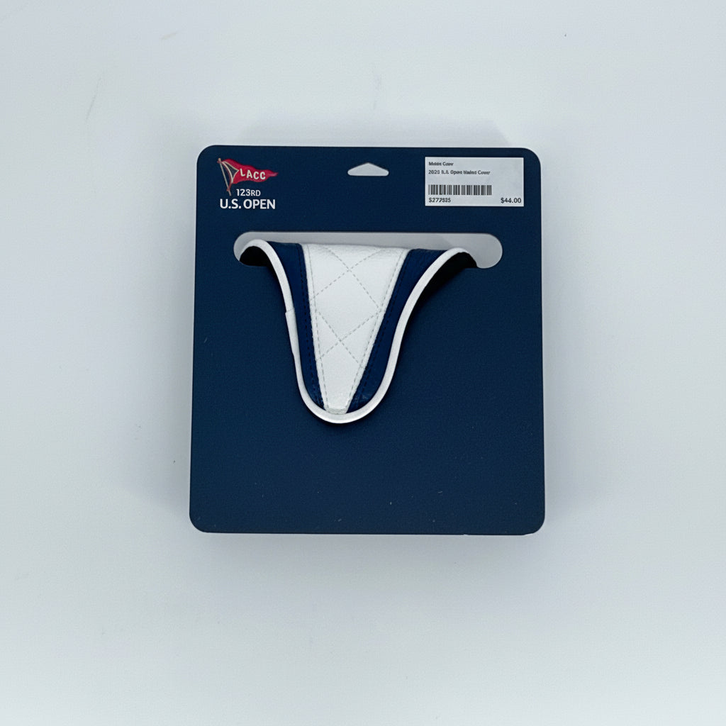 123rd U.S. Open at LACC Elite Continental Mallet Putter Cover (White/Navy)