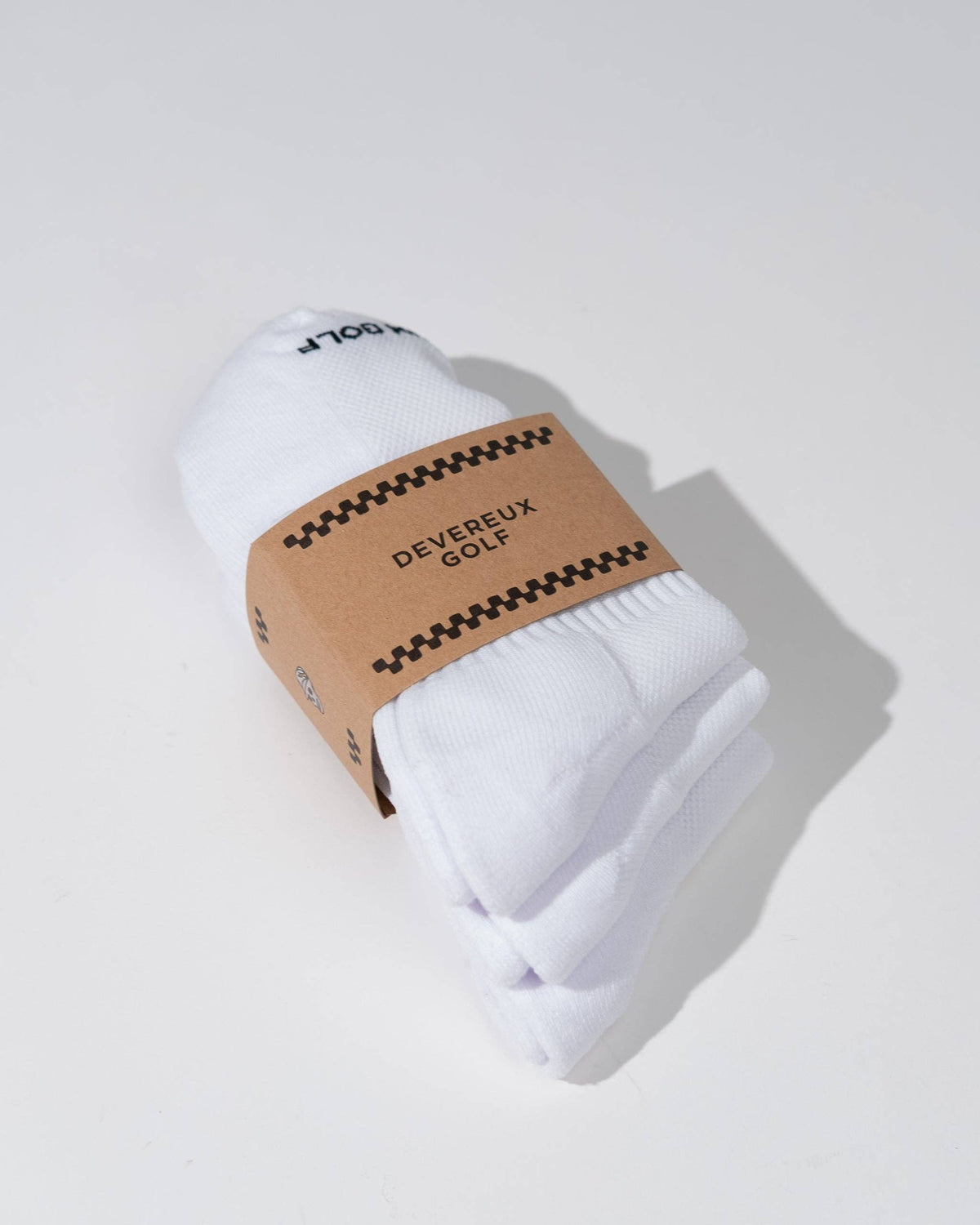 Devereux Quarter Sock 3-Pack - White: White / O/S