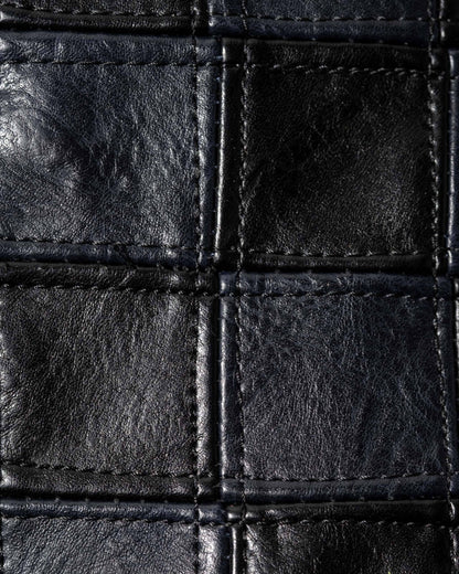 Checkered Shoe Bag - Black: Black / O/S