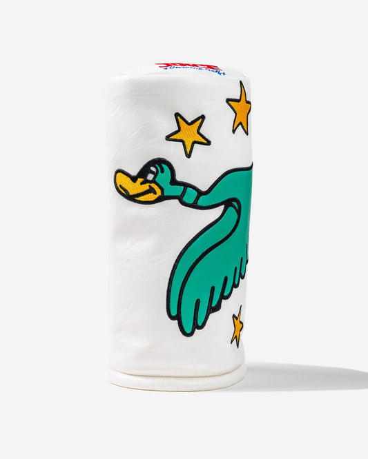 Birdie Juice Driver Cover - White: White / O/S