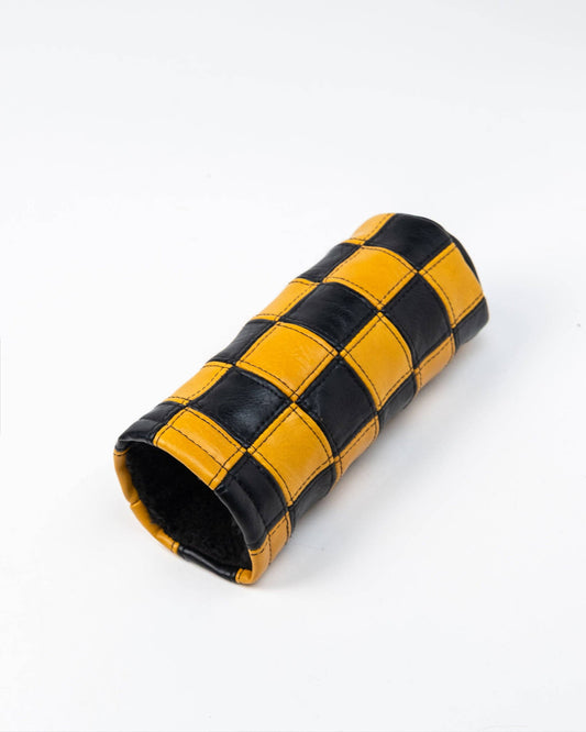 Checkered Hybrid Barrel Cover - Black / Gold: Black / Gold / O/S