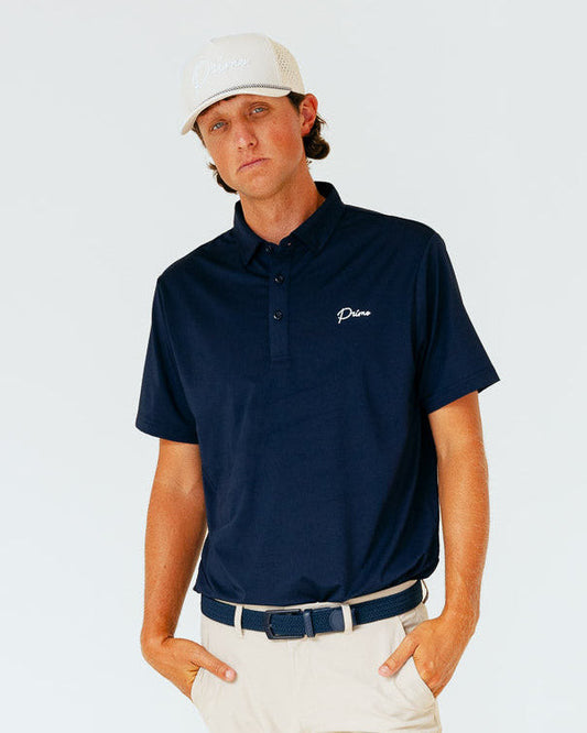 Grant Horvat Essentials Navy Classic Polo