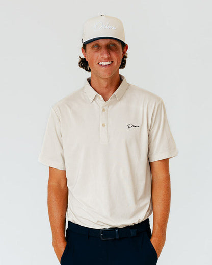 Grant Horvat Essentials Oatmeal Classic Polo