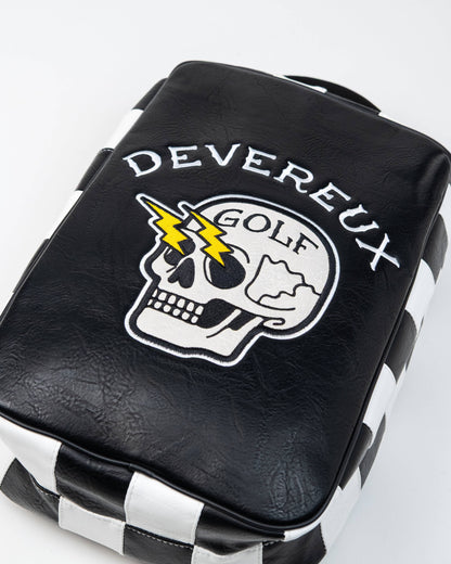 Shocker Skull Check Shoe Bag - Black / White: Black / O/S