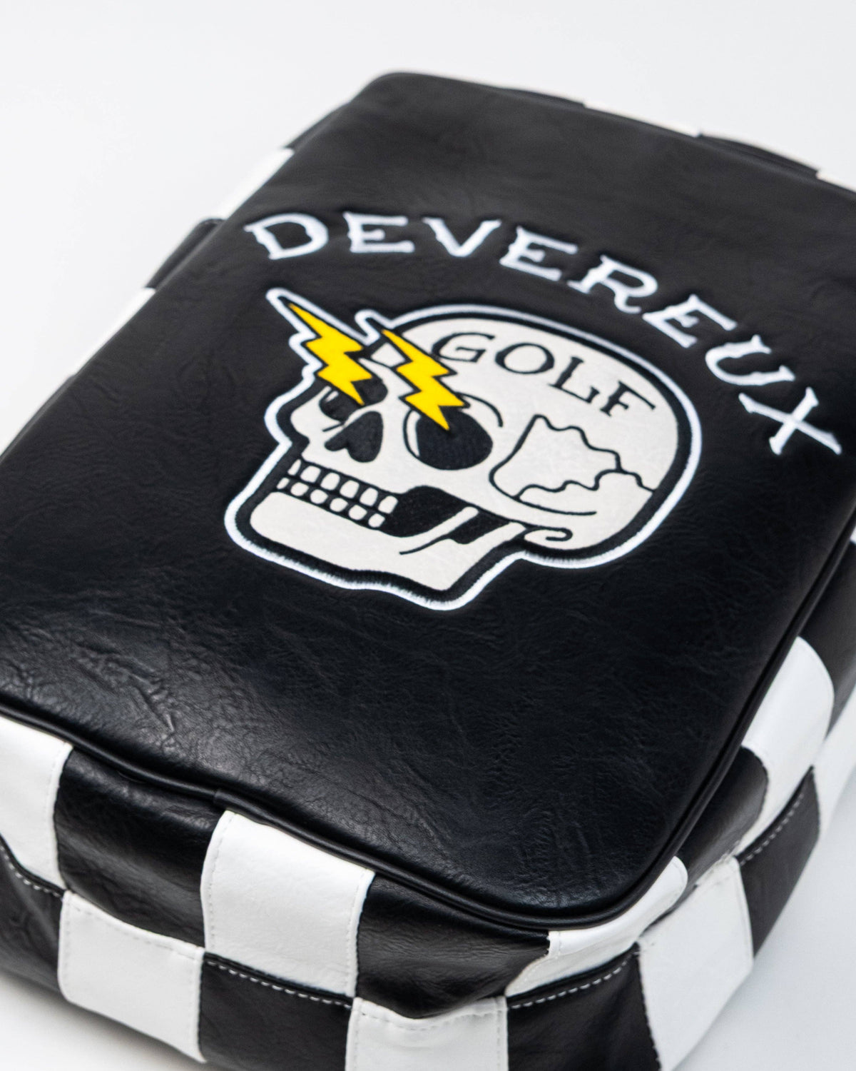 Shocker Skull Check Shoe Bag - Black / White: Black / O/S