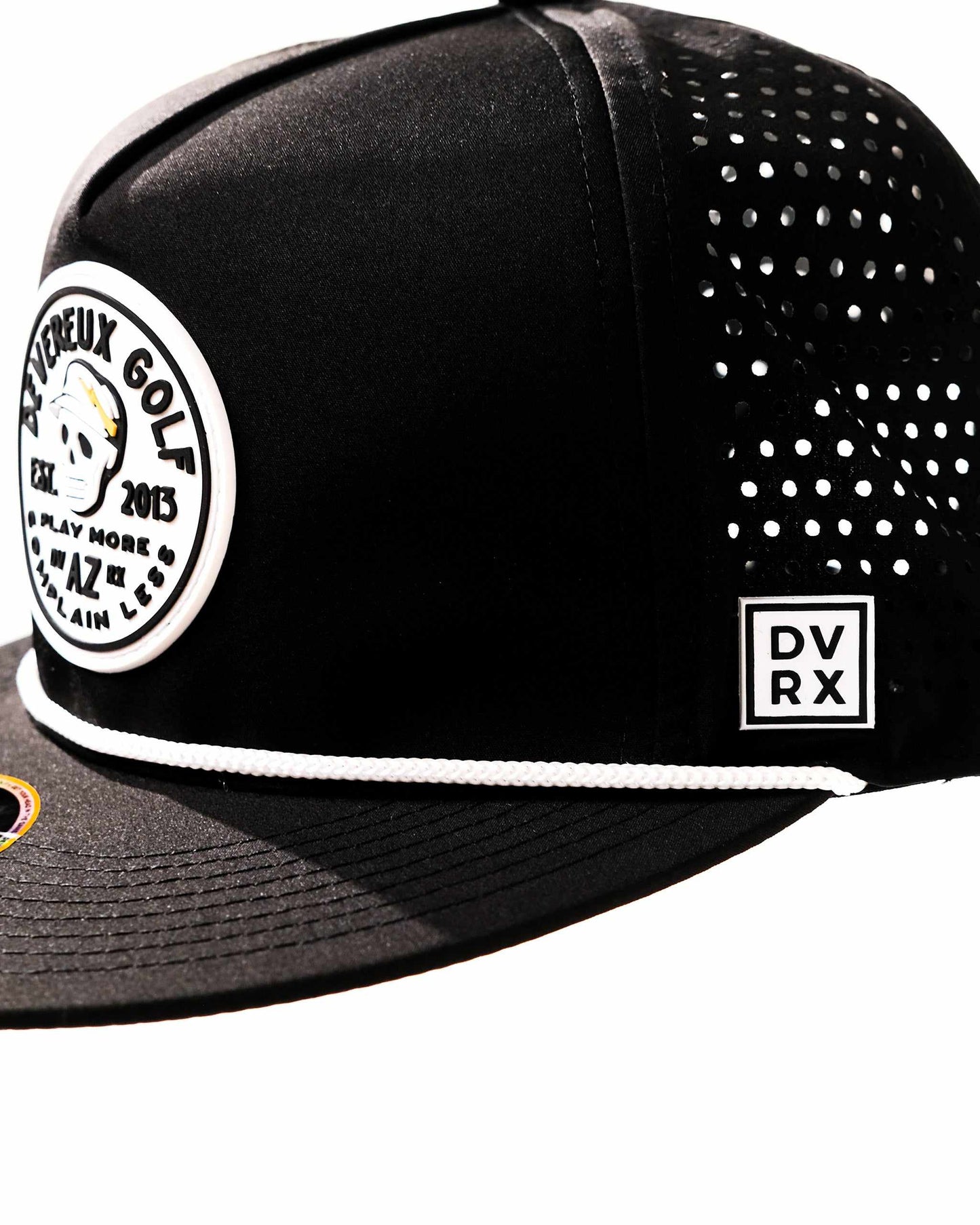 Devereux Patch Hat - Black: Black / O/S