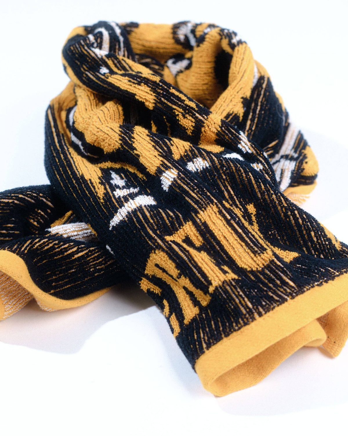 Knitted Cactus Voodoo Towel - Black: Black / O/S