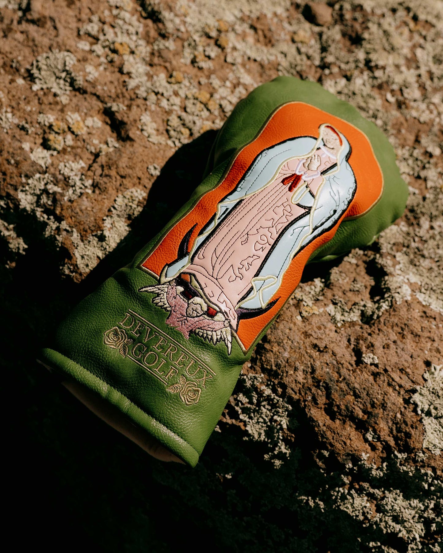 Our Lady of Guadalupe Driver Cover - Green: Green / O/S