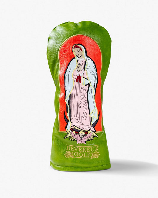 Our Lady of Guadalupe Driver Cover - Green: Green / O/S
