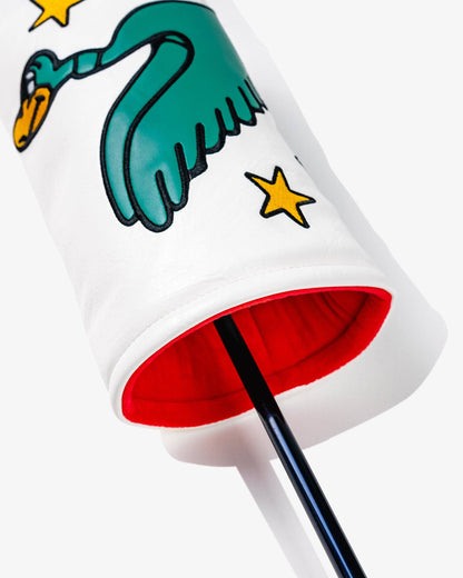 Birdie Juice Driver Cover - White: White / O/S