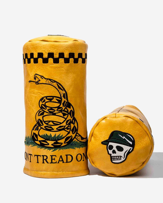 Dont Tread on Me Barrel Driver Cover - Yellow: Yellow / O/S