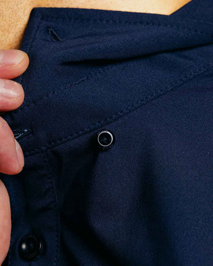 Navy Cursive Classic Polo