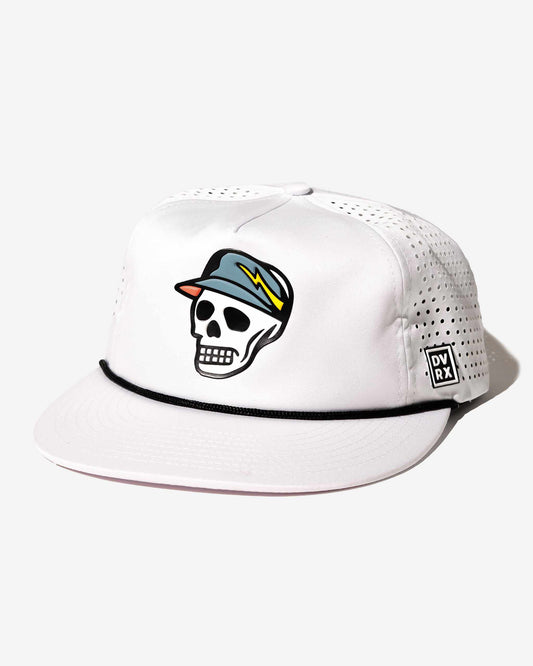 Skull Caddie Rope Hat - White: White / O/S