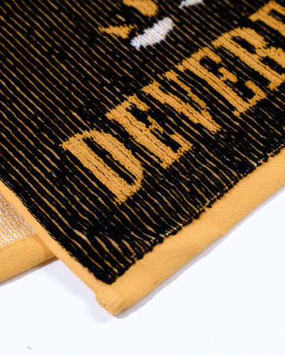 Knitted Cactus Voodoo Towel - Black: Black / O/S