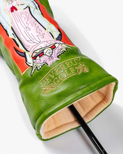 Our Lady of Guadalupe Driver Cover - Green: Green / O/S