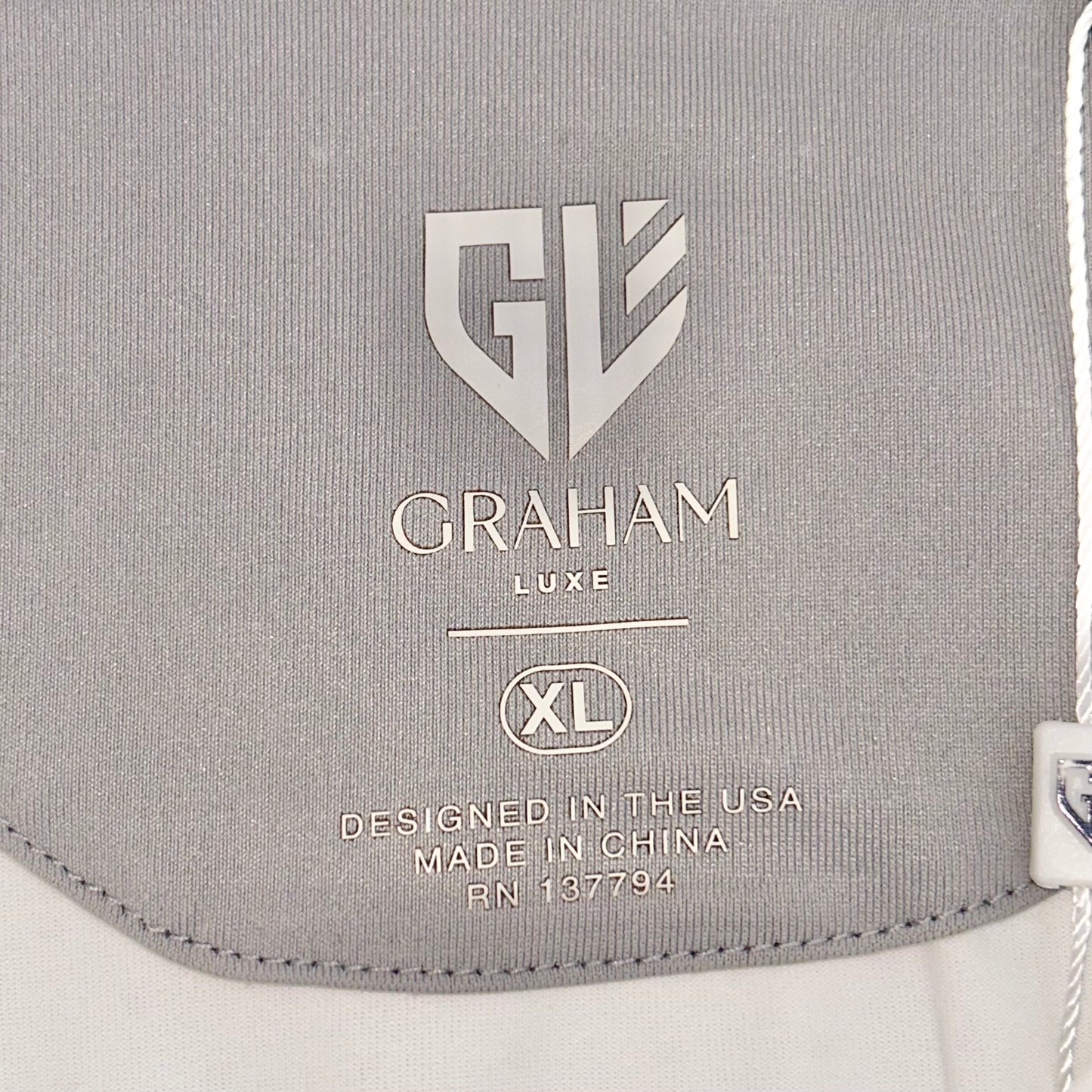 1764 Golf Graham Luxe Lennox Print Polo XL