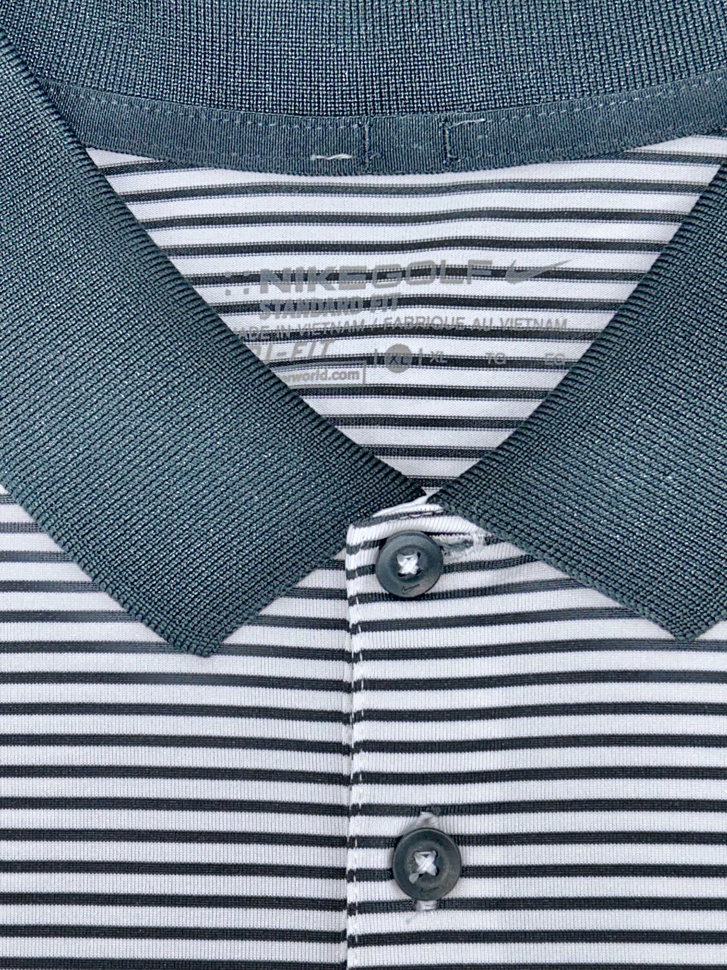 Nike Stripped Polo XL