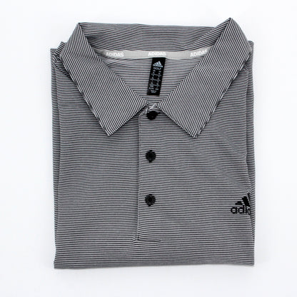 Adidas Golf Ottoman Stripe Polo Shirt Size XL