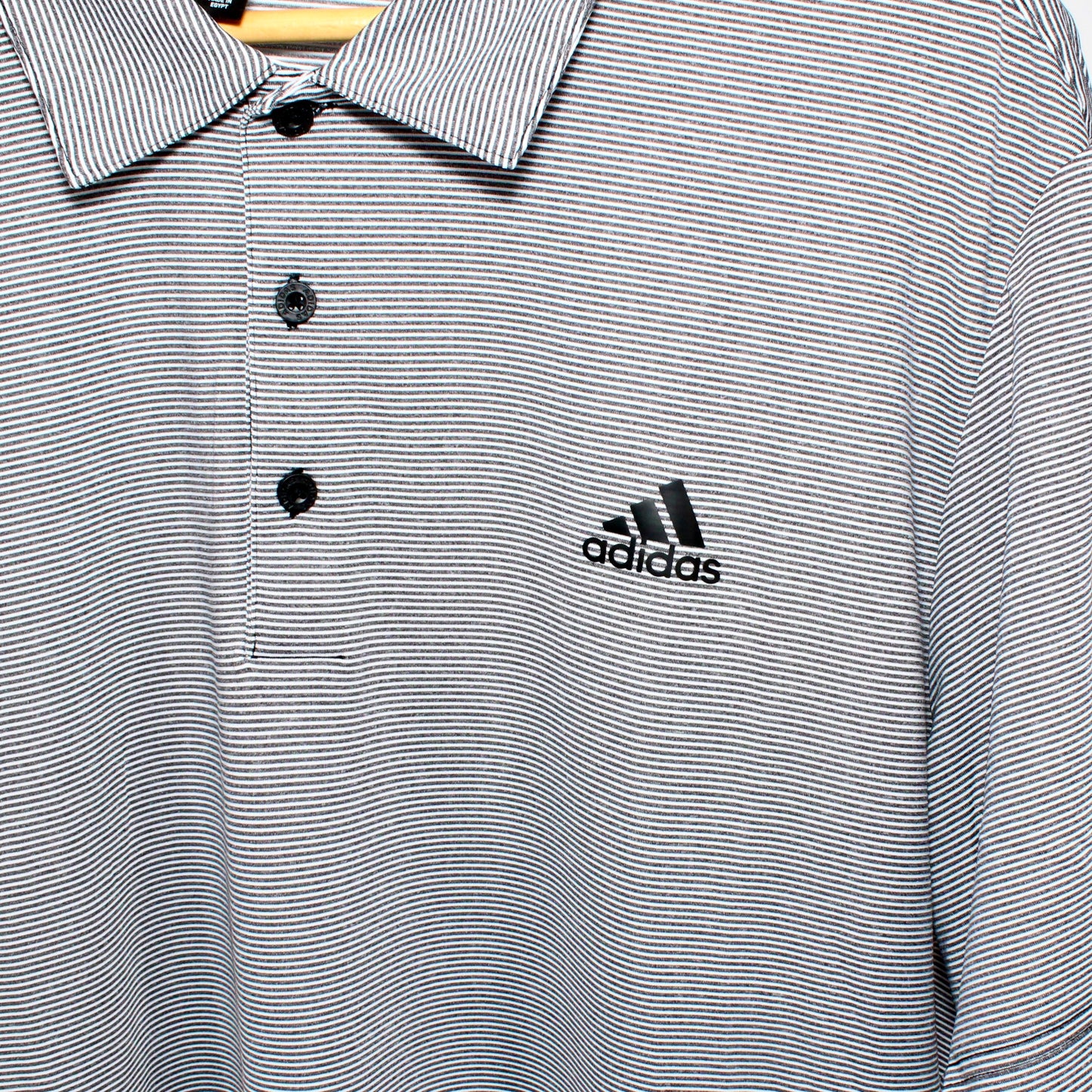 Adidas Golf Ottoman Stripe Polo Shirt Size XL