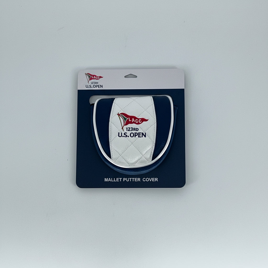 123rd U.S. Open at LACC Elite Continental Mallet Putter Cover (White/Navy)