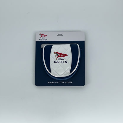 123rd U.S. Open at LACC Elite Continental Mallet Putter Cover (White/Navy)
