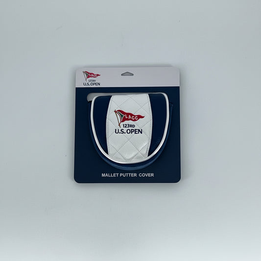 123rd U.S. Open at LACC Elite Continental Mallet Putter Cover (White/Navy)