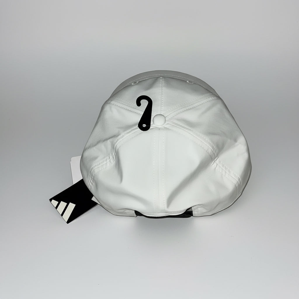 Adidas Golf Tour 5 Panel Snapback Hat White Retro Rope Embroidered Logo