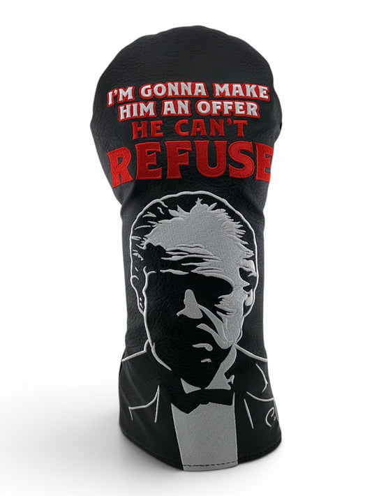 Rewind by Swag Golf – The Godfather “Make Him An Offer He Can’t Refuse” Driver Headcover – Excellent Condition