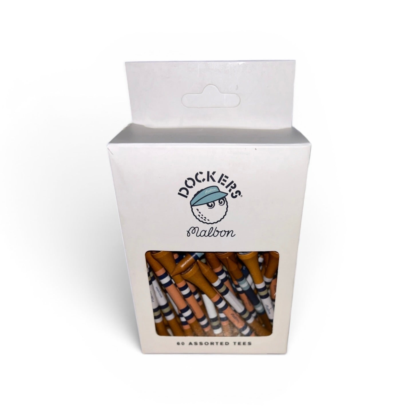 Malbon x Dockers Assorted Wooden Golf Tees Limited Collaboration 60 Pack