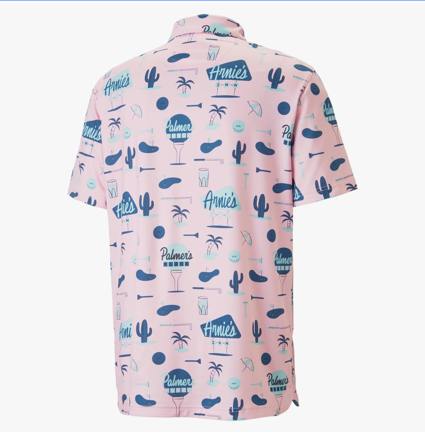 AP CLOUDSPUN Palmer's Place Golf Polo Pink