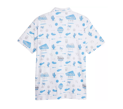 AP CLOUDSPUN Palmer's Place Golf Polo White