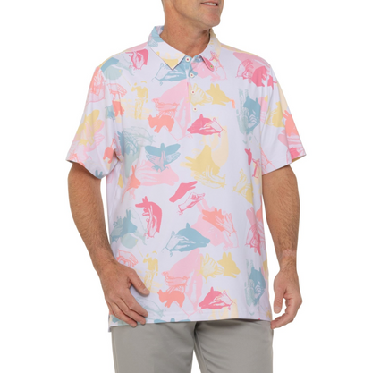 WILLIAM MURRAY Happy Hands Club Polo Shirt Mens XL