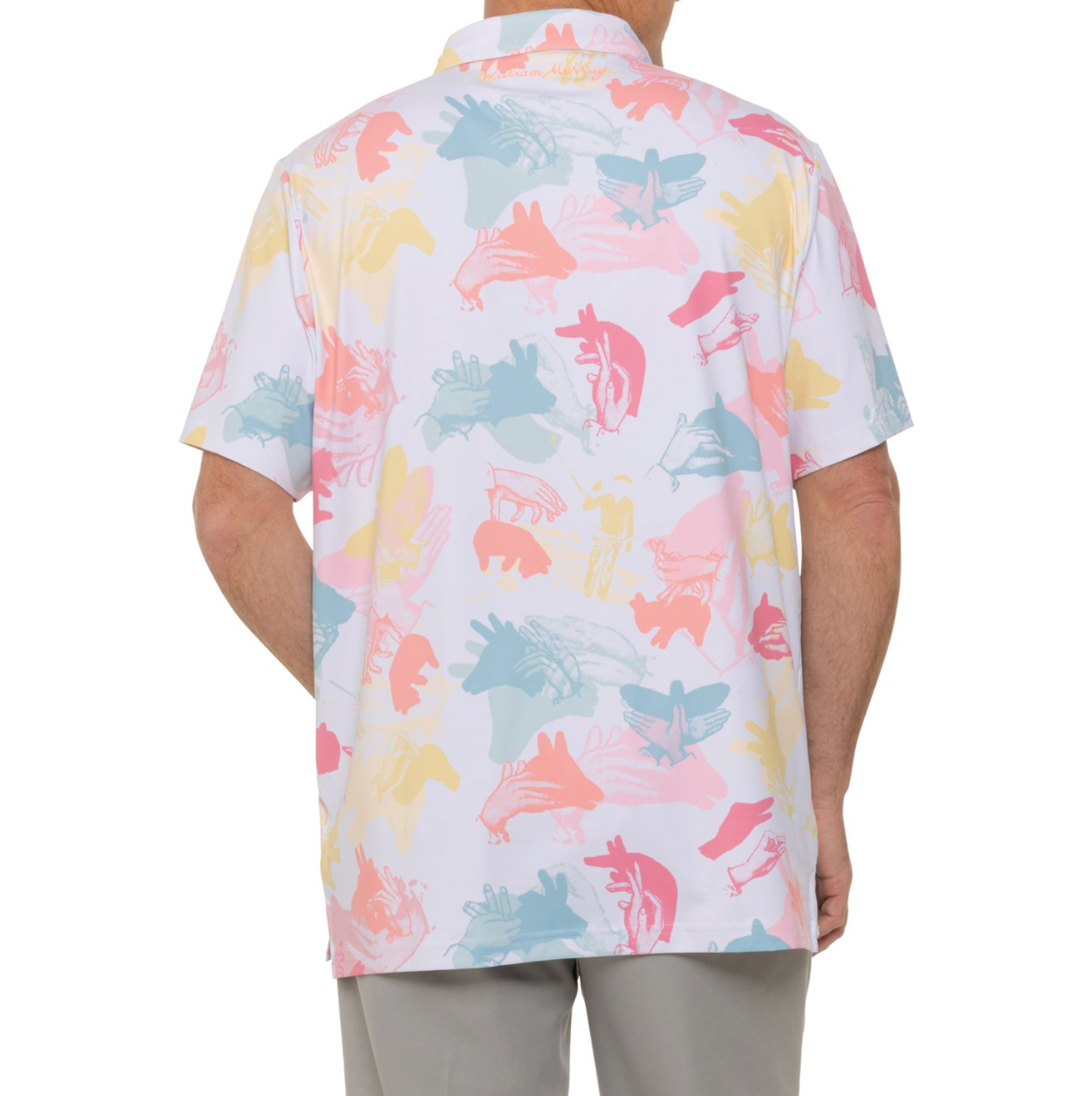 WILLIAM MURRAY Happy Hands Club Polo Shirt Mens XL