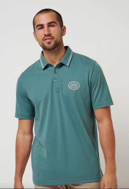 TRAVIS MATHEW Patron Parade Polo Mens Size M