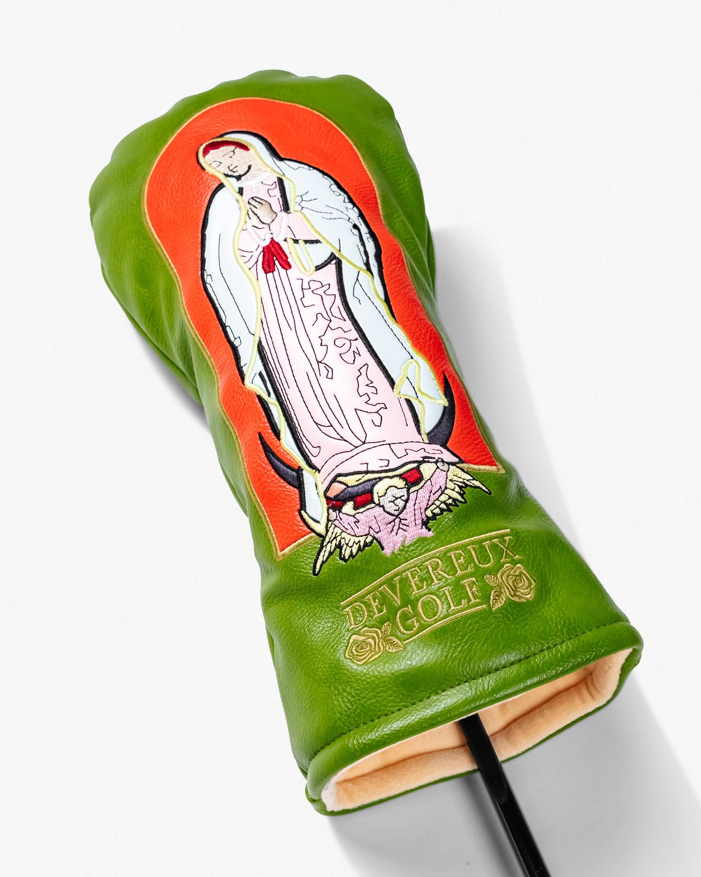 Our Lady of Guadalupe Driver Cover - Green: Green / O/S