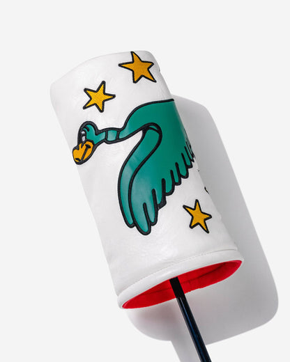 Birdie Juice Driver Cover - White: White / O/S