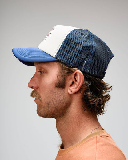All the Smoke Trucker - Navy / White: Navy / White / O/S