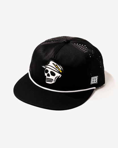 Skull Caddie Rope Hat - Black: Black / O/S