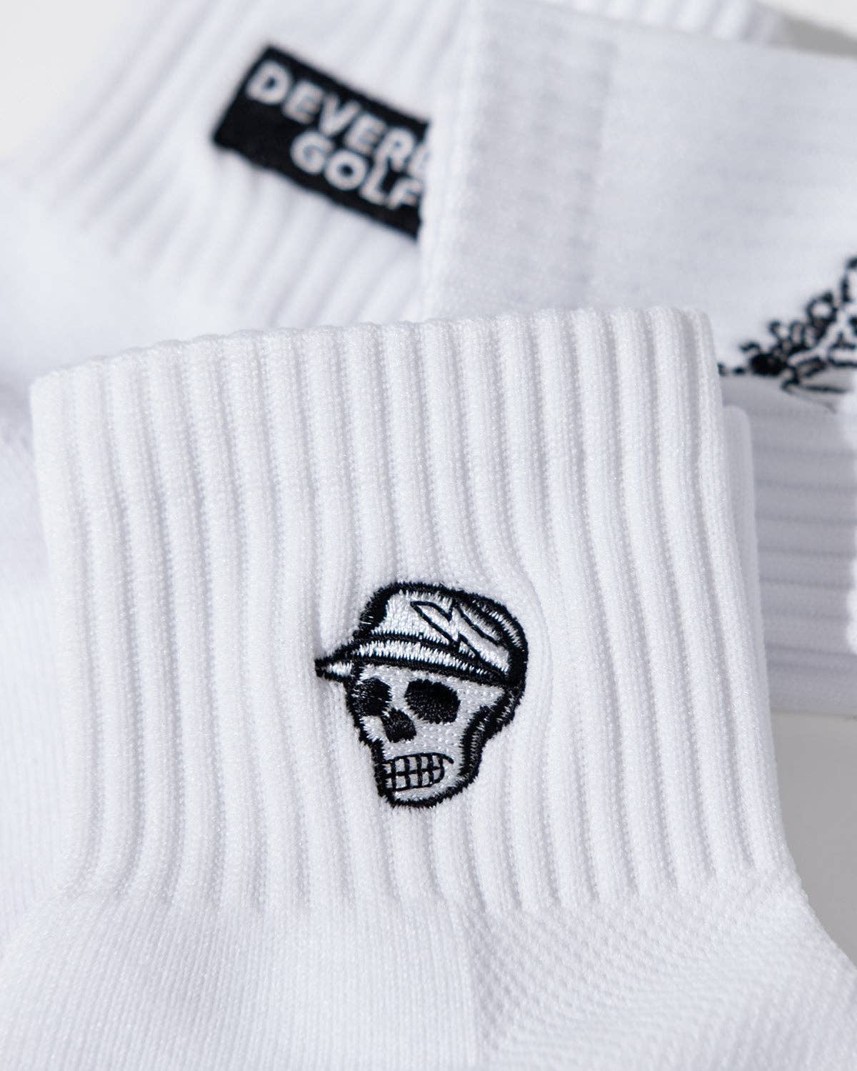 Devereux Quarter Sock 3-Pack - White: White / O/S
