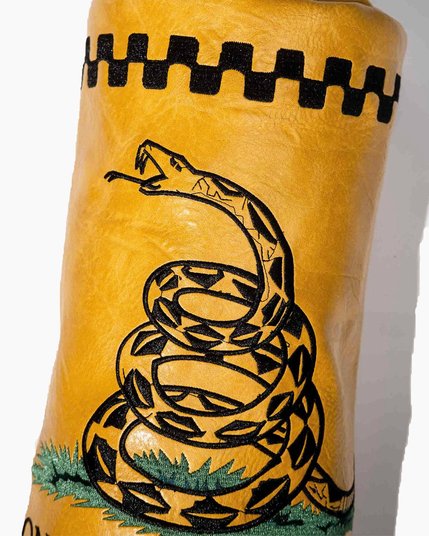 Dont Tread on Me Barrel Driver Cover - Yellow: Yellow / O/S