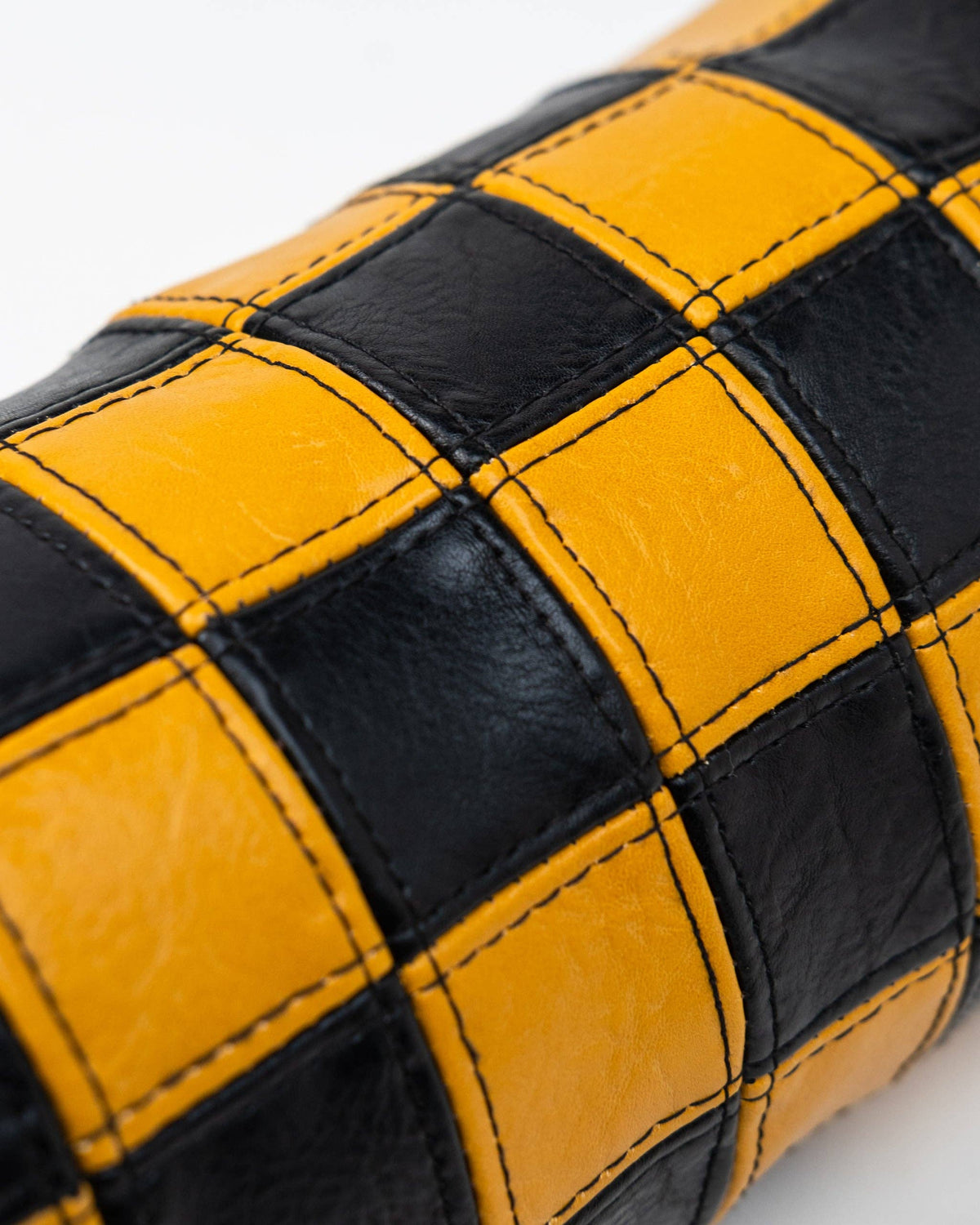Checkered Barrel Driver Cover - Black / Gold: Black / Gold / O/S