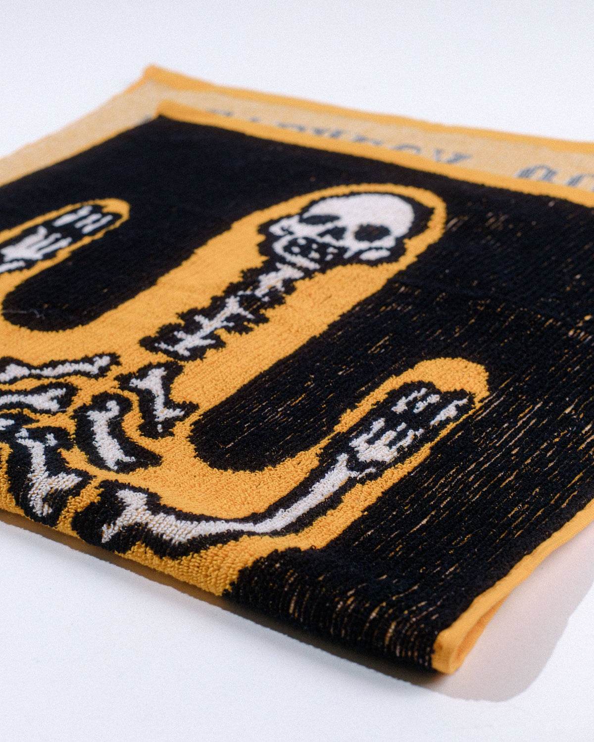Knitted Cactus Voodoo Towel - Black: Black / O/S