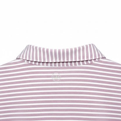 Albatross Stripe Cotton Blend Piqué Polo Size XL