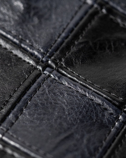 Checkered Shoe Bag - Black: Black / O/S