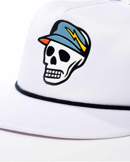 Skull Caddie Rope Hat - White: White / O/S