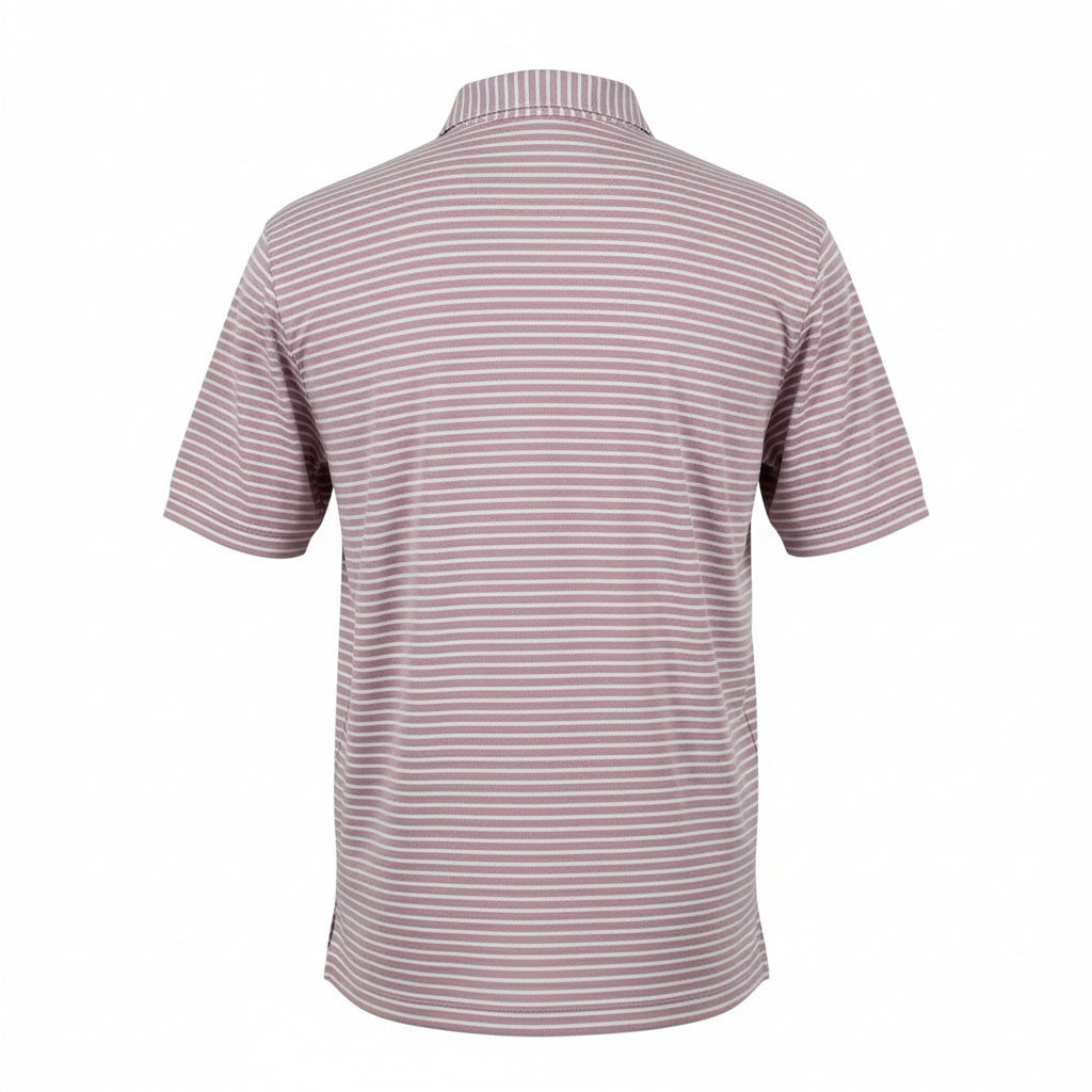 Albatross Stripe Cotton Blend Piqué Polo Size XL