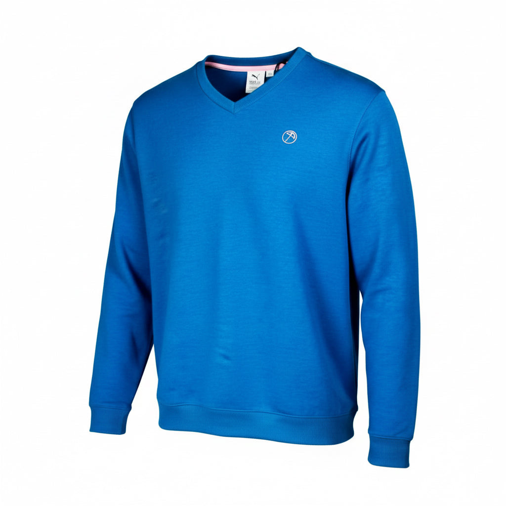 Puma Arnold Palmer Cloudspun V-neck Sweatshirt Size M
