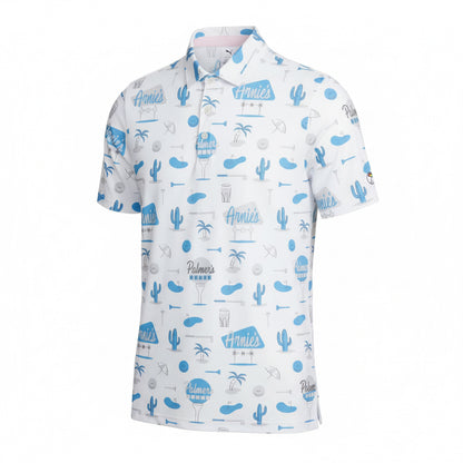 AP CLOUDSPUN Palmer's Place Golf Polo White